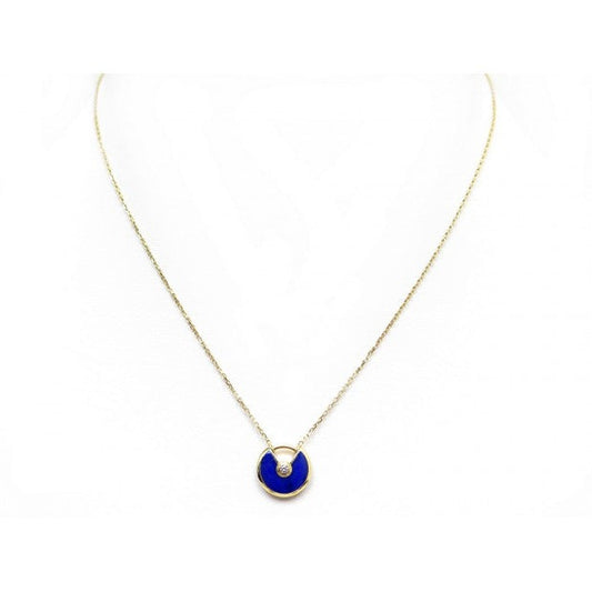 [Kismet Jewels ]AMULETTE ROSE GOLD AGATE NECKLACE